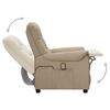 vidaXL Masažna fotelja od umjetne kože boja cappuccina