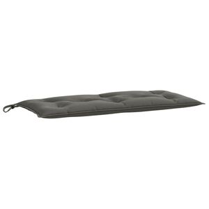vidaXL Jastuk za vrtnu klupu pro&scaron;arano tamnosivi 100x50x7 cm tkanine