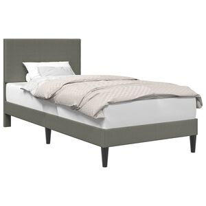 vidaXL Krevetna konstrukcija Svjetlosiva 90 x 200 cm Kordura tekstil