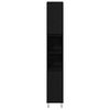 vidaXL Kupaonski ormar Crni hrast 30 x 30 x 190 cm Konstruirano drvo