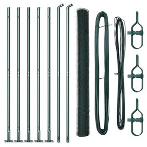 vidaXL Stup za ogradu Zelena