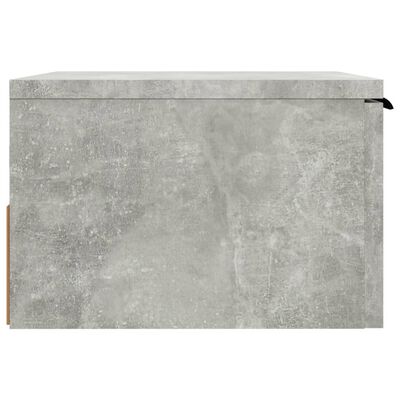 vidaXL Zidni noćni ormarić siva boja betona 34 x 30 x 20 cm