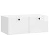 vidaXL TV ormar za zid 78,5 x 41 x 30 cm Bijela visokog sjaja