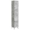 vidaXL Set ormara 2 pcs Betonska siva Konstruirano drvo