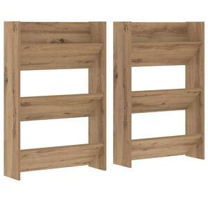 vidaXL Ormar za cipele 2 kom. 60 x 18 x 90 cm Konstruirano drvo