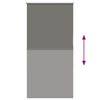 vidaXL Rolo zavjesa Blackout siva 70x130 cm &Scaron;irina tkanine 65,7 cm