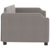 vidaXL Dnevni krevet smeđesivi 80 x 200 cm od tkanine