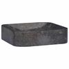 vidaXL Umivaonik crni 40 x 40 x 10 cm mramorni
