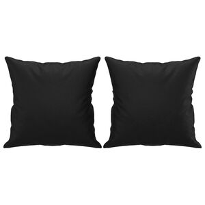 vidaXL Ukrasni jastuci 2 kom crni 40 x 40 cm od umjetne kože