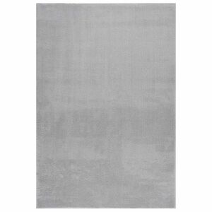 vidaXL Perivi mekani pahuljasti tepih 160 x 230 cm protuklizni sivi