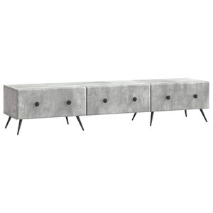 vidaXL TV ormar Betonska siva 147 x 34,5 x 30 cm Konstruirano drvo