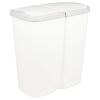 vidaXL Kanta za smeće Bijela 48,5 x 28 x 51 cm PP