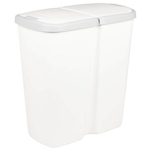 vidaXL Kanta za smeće Bijela 48,5 x 28 x 51 cm PP