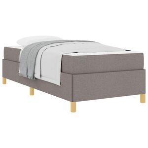 vidaXL Krevetna konstrukcija Sivo-smeđa 80 x 200 cm tkanina