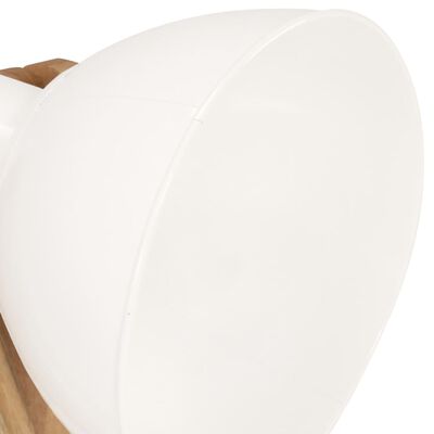 vidaXL Podne svjetiljke 3 kom bijele E27 od masivnog drva manga
