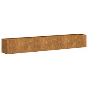 vidaXL Sadilica boja hrđe 280x40x40 cm od pohabanog čelika