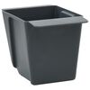 vidaXL Kutije za cvijeće za Euro palete 12 pcs Siva 13,5 x 9 x 9,5 cm