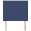 vidaXL Uzglavlje plavo 90x5x118/128 cm tkanina