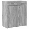 vidaXL Komoda siva boja hrasta 80x42,5x93 cm od konstruiranog drva