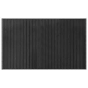 vidaXL Tepih Pravokutni sivi 60x100 cm bambus