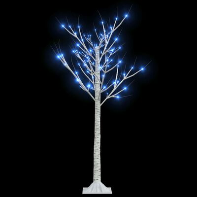 vidaXL Božićno drvce 120 LED žarulja 1,2 m plave s izgledom vrbe