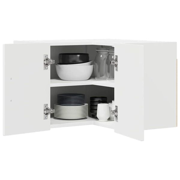 vidaXL Kuhinjski ormarić s pohranom Kalmar Bijelo 57 x 57 x 40 cm