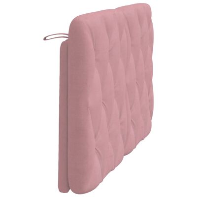 vidaXL Jastuk za uzglavlje ružičasti 120 cm baršunasti