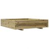 vidaXL Vrtna sadilica 110 x 110 x 26,5 cm od impregnirane borovine