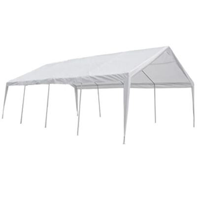 vidaXL Šator za zabave bijeli 8 x 4 m