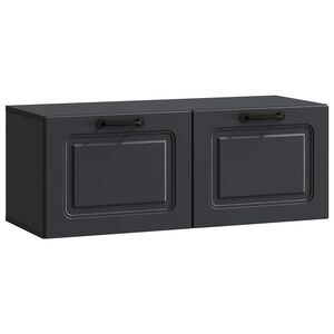 vidaXL TV ormar za zid Zidne Crna 78,5 x 31 x 30 cm Konstruirano drvo
