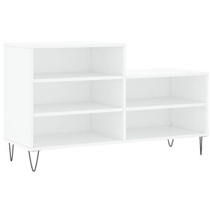 vidaXL Ormarić za cipele bijeli 102 x 36 x 60 cm od konstruiranog drva