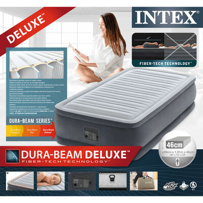 Intex zračni krevet Dura-Beam Deluxe Comfort Plush bračni 99x191x46 cm