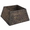 vidaXL Ogrlica za božićno drvce Četvrtasti Crna 50 x 50 x 25 cm Zumbul
