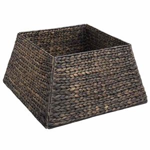 vidaXL Ogrlica za božićno drvce Četvrtasti Crna 50 x 50 x 25 cm Zumbul