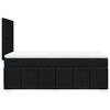 vidaXL Box spring krevet s madracem crni 80 x 200 cm od tkanine