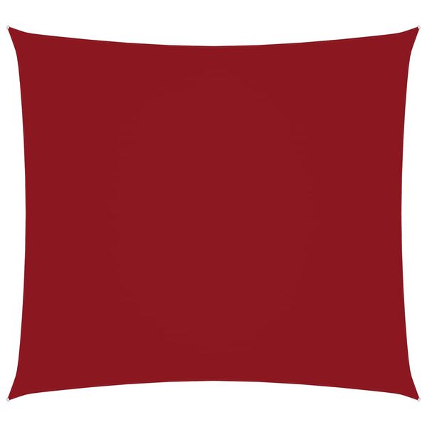 vidaXL Jedro protiv sunca od tkanine četvrtasto 4,5 x 4,5 m crveno