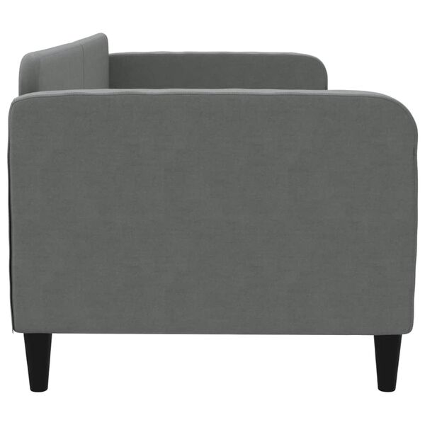 vidaXL Dnevni krevet tamnosivi 80 x 200 cm od tkanine