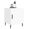 vidaXL Noćni ormarić bijeli 40 x 40 x 50 cm od konstruiranog drva