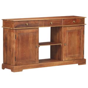 vidaXL Komoda od masivnog bagremovog drva 135 x 35 x 75 cm