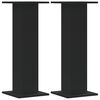 vidaXL Stalci za zvučnike 2 kom crni 30x30x80 cm konstruirano drvo