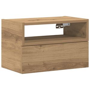 vidaXL Zidni noćni ormarić artisan hrast 45x26x28,5 cm