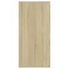 vidaXL Komoda boja hrasta sonome 160 x 36 x 75 cm konstruirano drvo