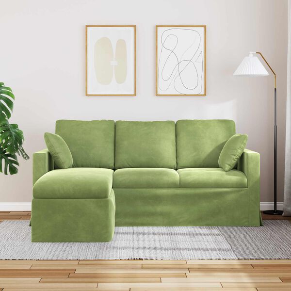 vidaXL Sofa Svijetlo zelena