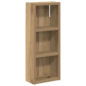 vidaXL Kupaonski zidni ormarić Umjetnička hrastovina 20 x 10 x 50 cm