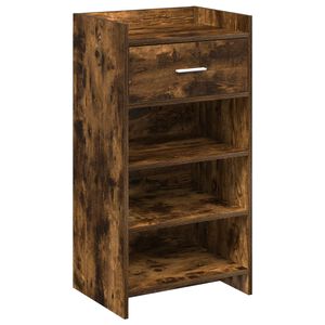 vidaXL Ormar za cipele s ladicama Dimljeni hrast 48 x 36 x 92 cm