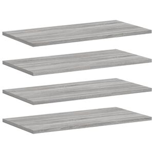 vidaXL Zidne police 4 kom boja hrasta 60x30x1,5 cm konstruirano drvo