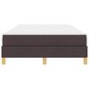 vidaXL Krevet s opruga kutije Tamno smeđa 120 x 200 cm tkanina