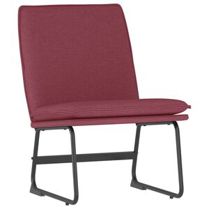 vidaXL Ležaljka crvena boja vina 52 x 75 x 76 cm od tkanine