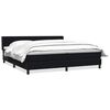 vidaXL Box spring krevet s madracem crni 180x210 cm bar&scaron;unasti