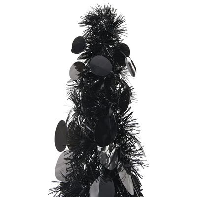 vidaXL Prigodno umjetno božićno drvce crno 180 cm PET